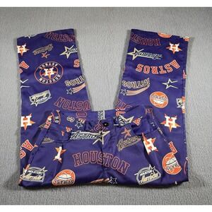 Houston Astros All Over Print Purple Golf Pants Mens 32x30 MLB XL Jose Altuve